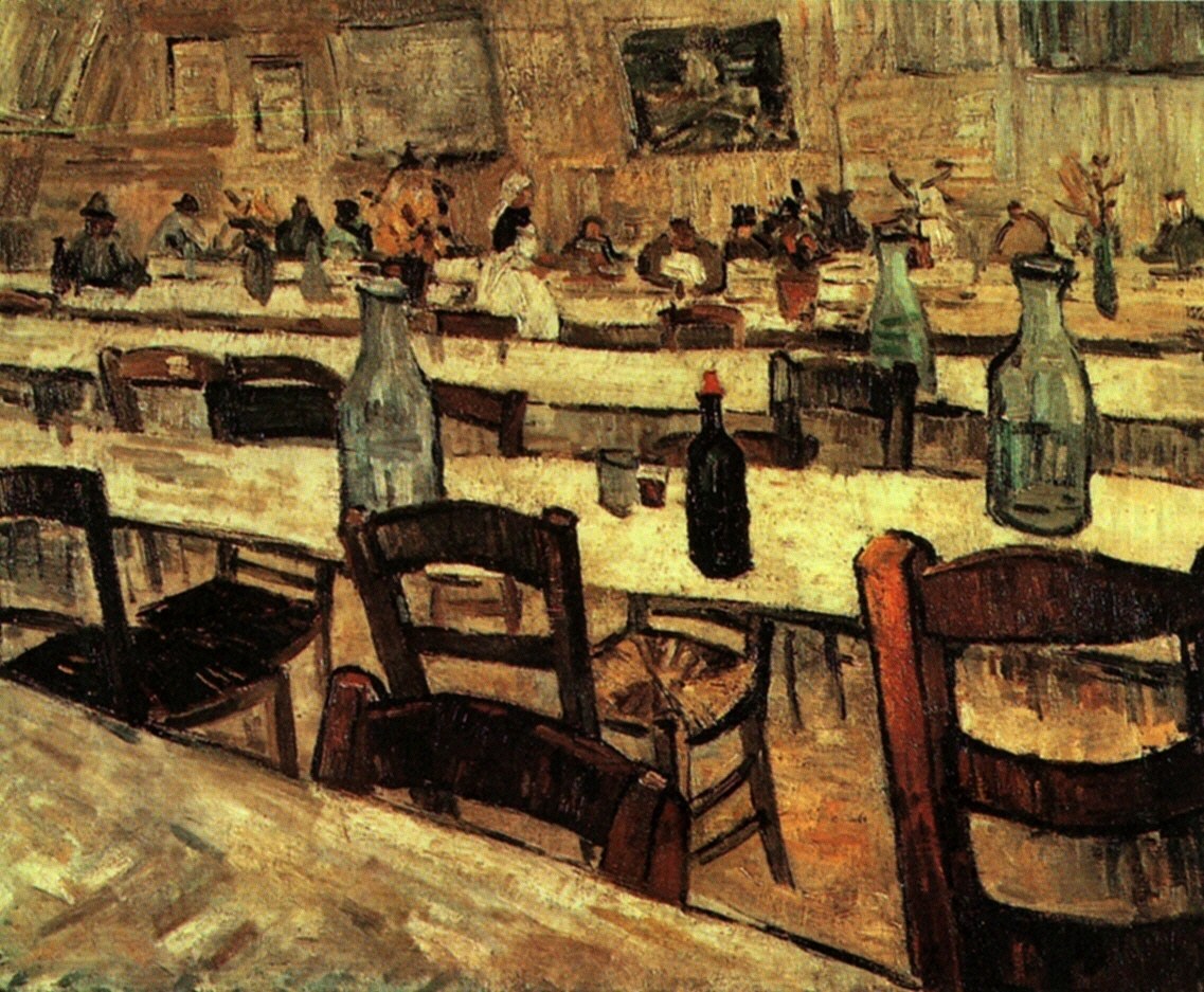 Картина Ван Гога Интерьер ресторана в Арле 1888